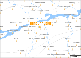 map of Gerola Nuova