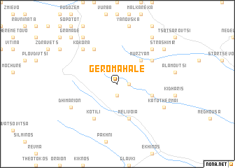 map of Géro Mahalé