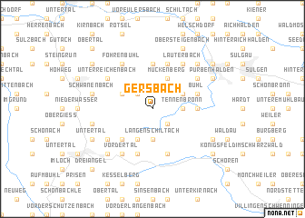 map of Gersbach