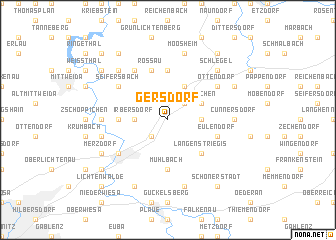 map of Gersdorf