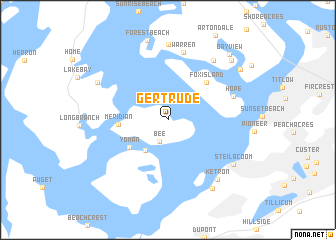 map of Gertrude