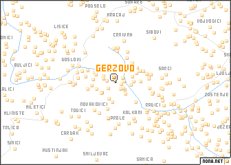 map of Gerzovo