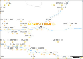 map of Gesäuseeingang