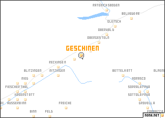 map of Geschinen