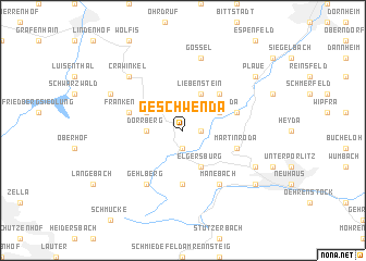 map of Geschwenda