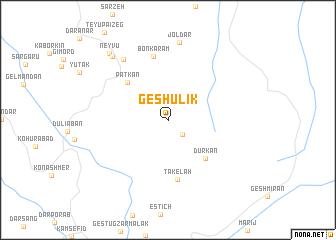 map of Geshūlīk