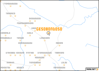 map of Geso Bondoso