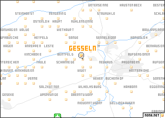 map of Gesseln