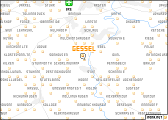 map of Gessel