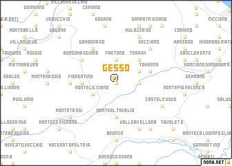 map of Gesso