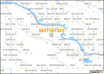 map of Gesthuysen
