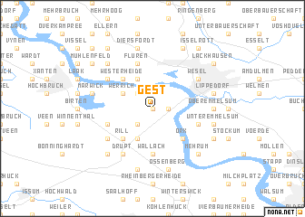 map of Gest