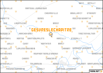 map of Gesvres-le-Chapitre