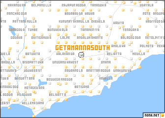 map of Getamanna South