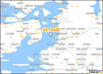 map of Getskär