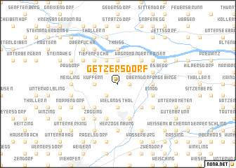 map of Getzersdorf