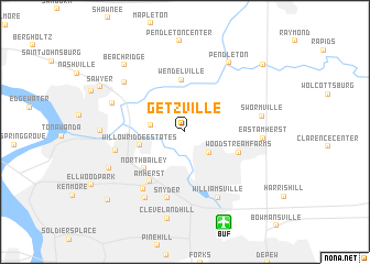 map of Getzville