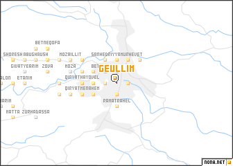 map of Geʼullim