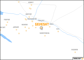 map of Gevesht