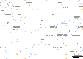 map of Geyikli