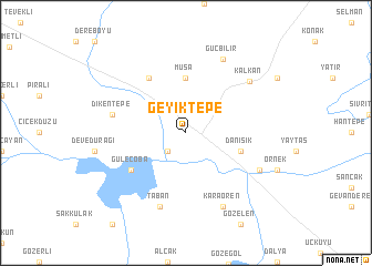 map of Geyiktepe