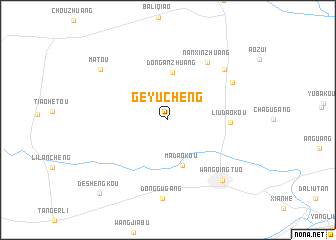 map of Geyucheng