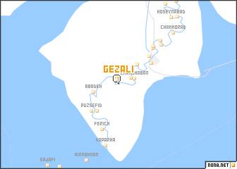 map of Gezālī