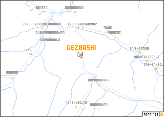 map of Gezbāshī