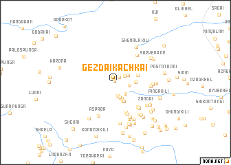 map of Gezdai Kachkai