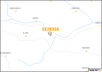 map of Gezende