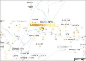 map of Ghadīr an Nusūs