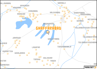 map of Ghaffārābād