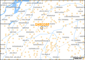 map of Ghaggar