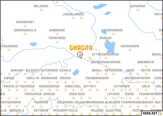 map of Ghāgra