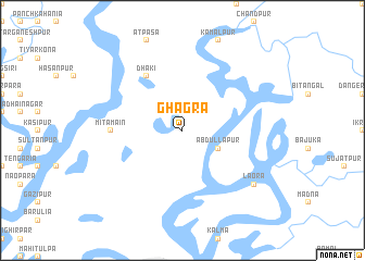 map of Ghāgra