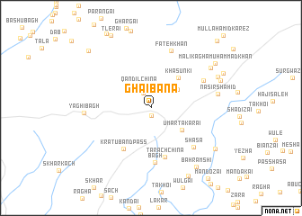 map of Ghaibāna