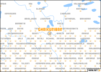 map of Ghāikuribar