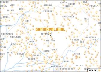 map of Ghaink Palhwāl