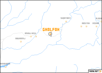 map of Ghalfah