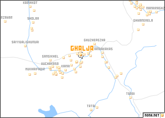 map of Ghalja