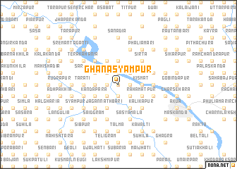 map of Ghanasyāmpur