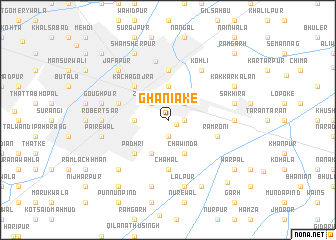 map of Ghaniāke