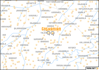 map of Ghaniān