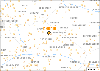 map of Ghania