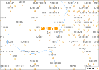 map of Ghanīyah