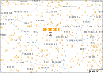 map of Ghanoke