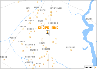 map of Gharaunda