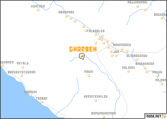 map of Gharbeh