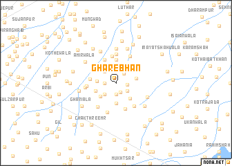 map of Ghare Bhan