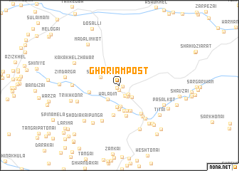 map of Ghariam Post